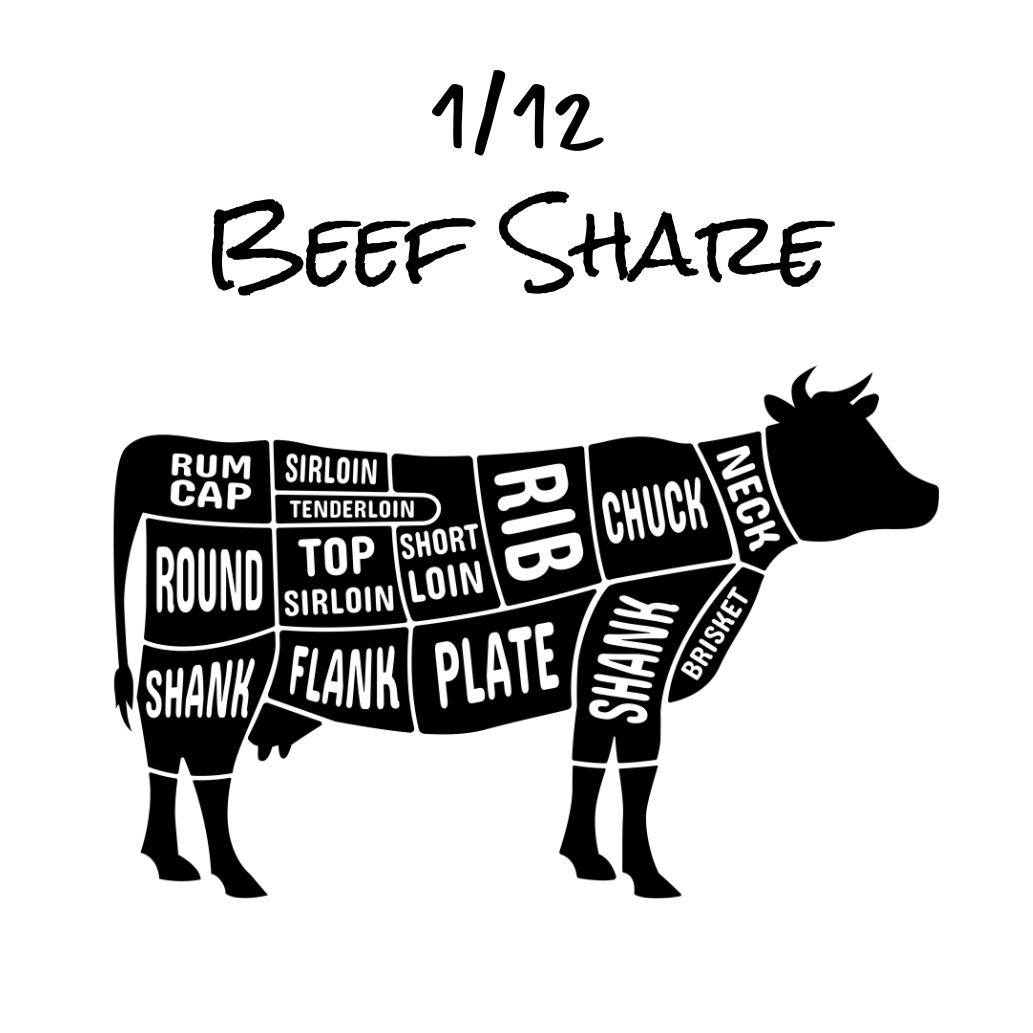 1/12 Beef Share