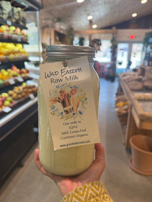 Raw Milk- 1/2 Gallon w/jar deposit
