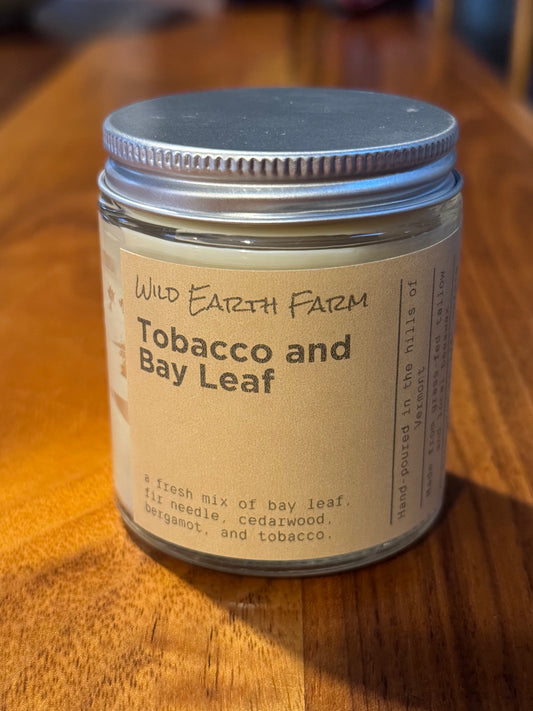 Tobacco and Bay Leaf Candle